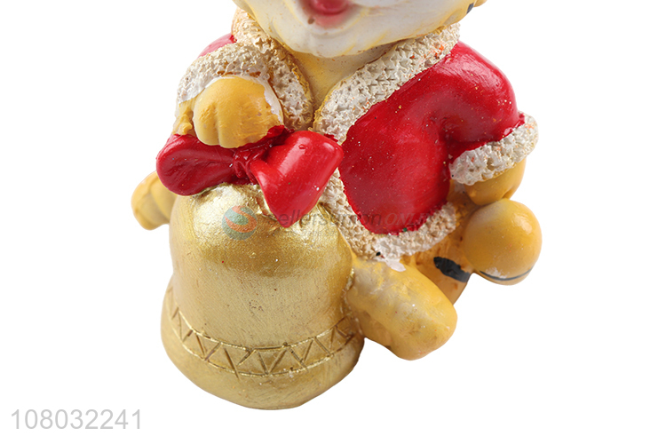 High quality christmas resin money box for sale