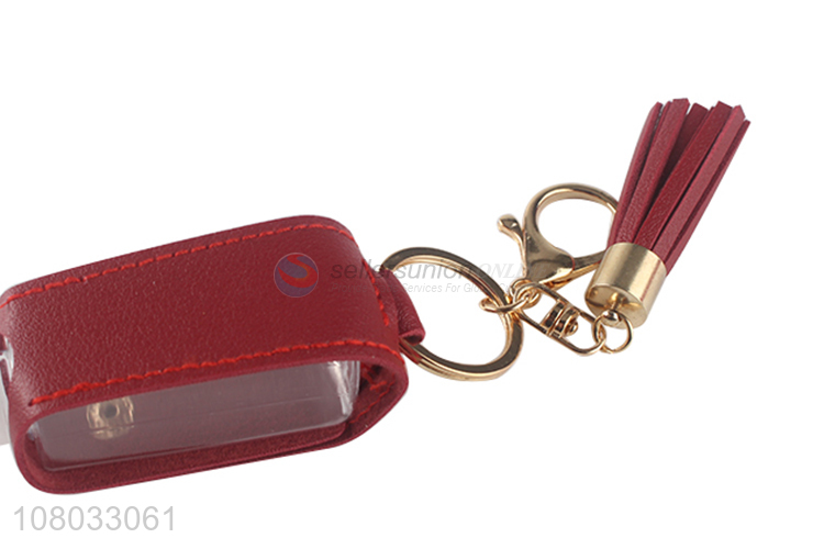Factory direct sale red bottle simple portable keychain pendant