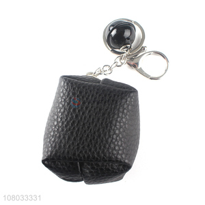 Best seller black simple portable keychain pendant