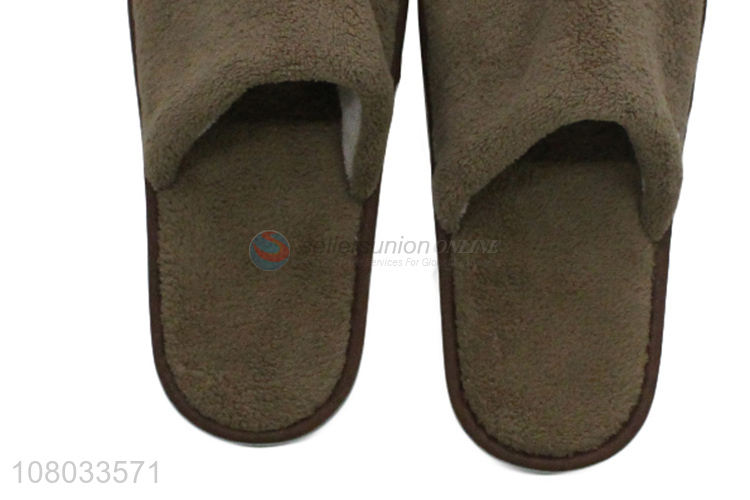 Low price non-slip comfortable disposable indoor hotel slippers for guests