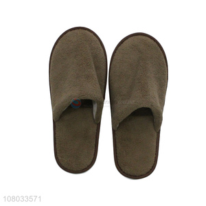 Low price non-slip comfortable disposable indoor hotel slippers for guests