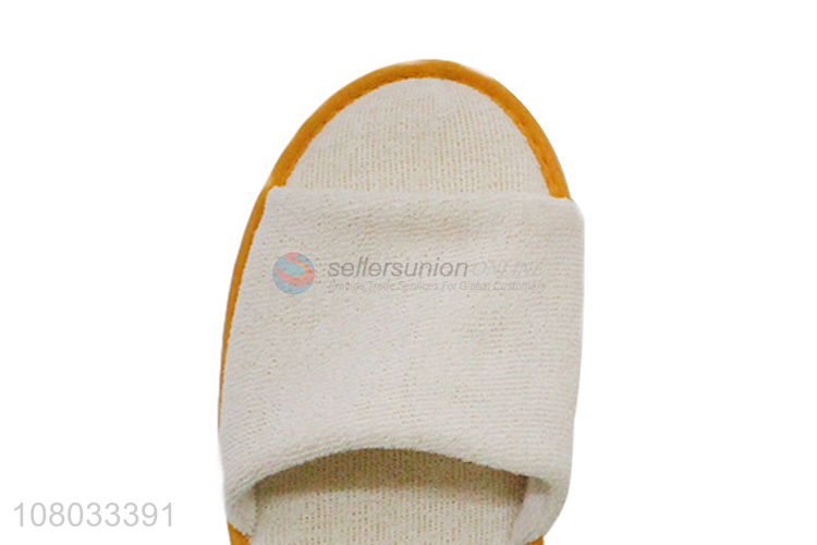 New arrival open toe disposable slipper for hotel guests party wedding