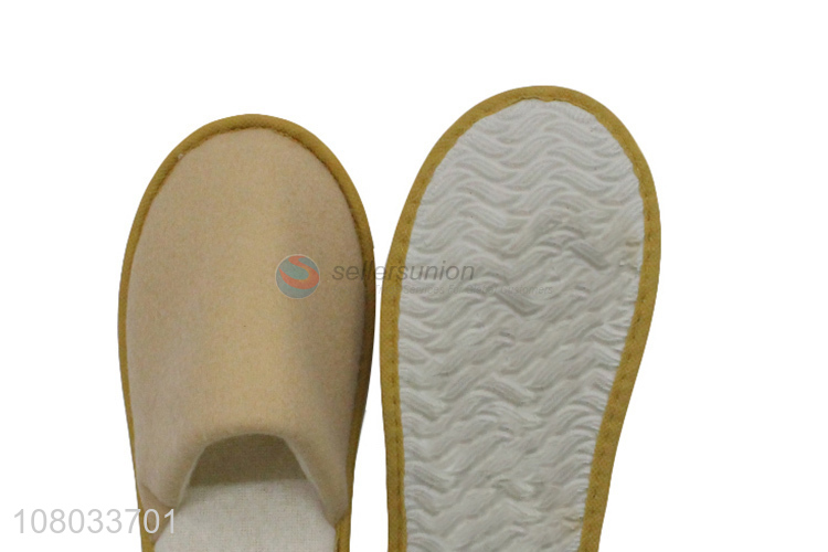 China factory cheap disposable guest slippers non-slip indoor hotel slipper