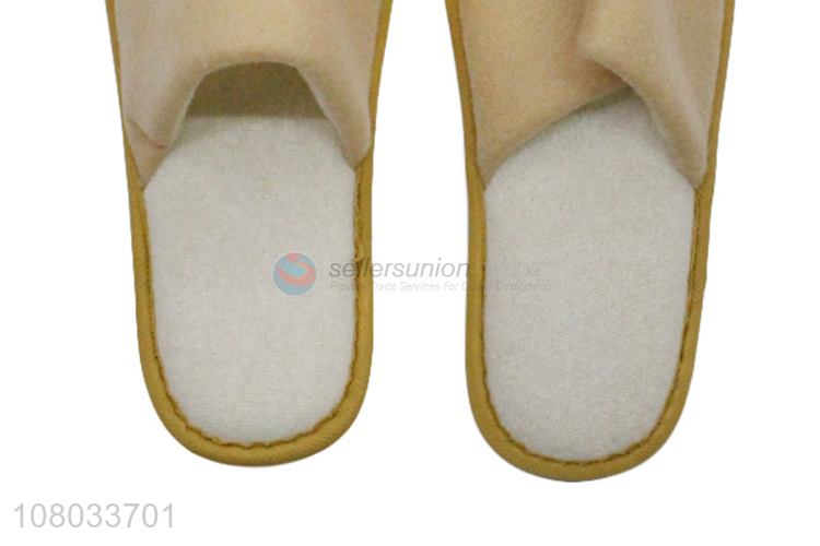 China factory cheap disposable guest slippers non-slip indoor hotel slipper