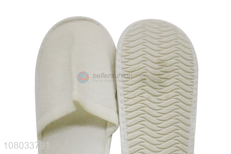 Factory direct sale disposable hotel slippers cloesed toe spa hotel slippers