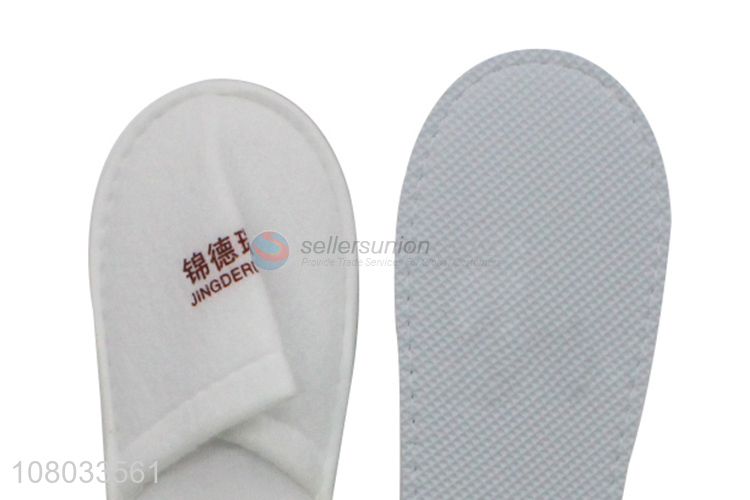 New arrival disposable home bedroom slippers travel guest hotel slippers