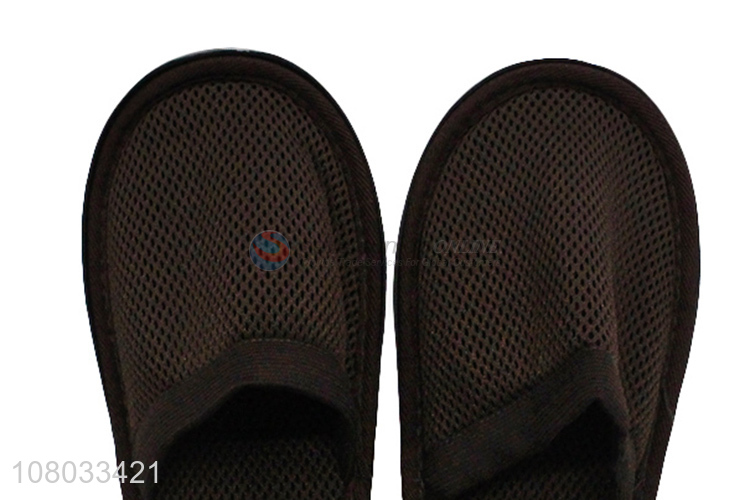 Good quality disposable spa slipper fluffy indoor slipper for travel hotel