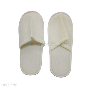 Factory direct sale disposable hotel slippers cloesed toe spa hotel slippers