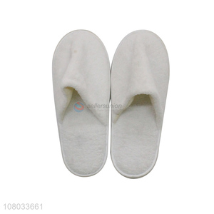 Hot sale disposable spa slipper fluffy indoor slipper for travel hotel