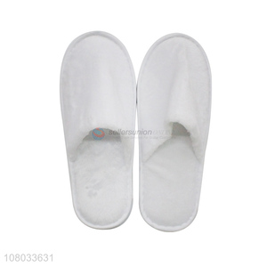 Hot selling customized logo cosy disposable slipper for hotel guests