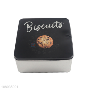 Luxury Food Packaging Metal Tin Box Biscuits Candy Jar