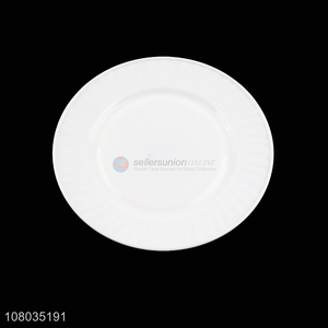 Most popular round white table decoration dinner plate dish