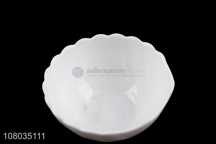 China products white household glass bowl sauce bowl