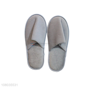 Yiwu wholesale grey universal hotel slippers for men