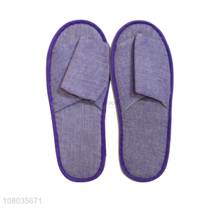 Yiwu market purple sandals hotel disposable slippers