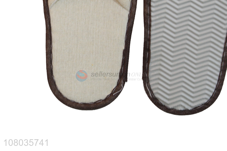 Good sale white simple slippers hotel disposable slippers