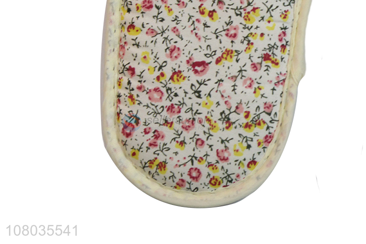 Factory direct sale universal floral slippers hotel slippers