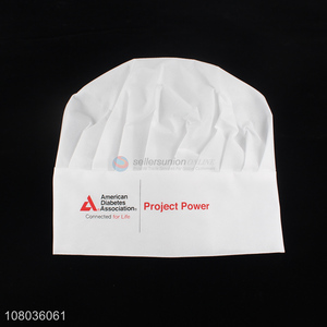 New design white hotel restaurant non-woven fabric chef hat