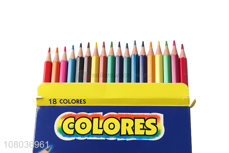 Wholesale 18 Colors Pencil Kids Drawing Pencils