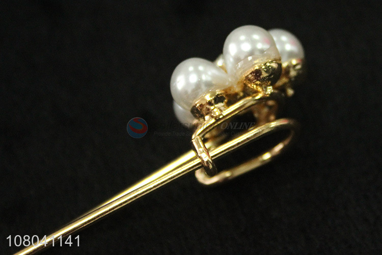 Top products white flower shape fashion brooch for women