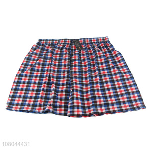 Yiwu wholesale plaid shorts home pajamas shorts for men
