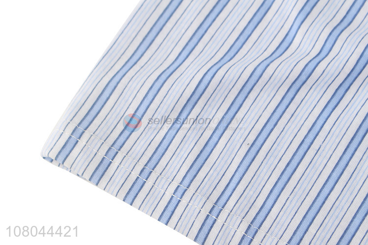 Factory direct sale blue striped underwear men boxer briefs