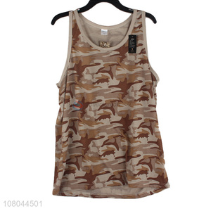 Popular products fashion camouflage vest bottoming shirt
