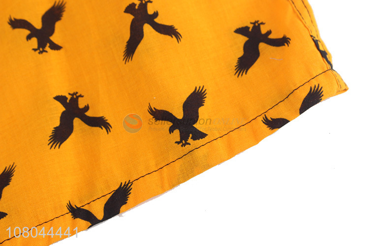 Low price wholesale yellow cotton shorts men boxer briefs
