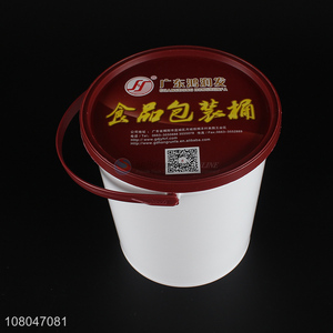 Hot Products 2.5L Food Packaging Plastic Bucket With Handle