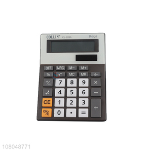 High quality 8 digits electronic calculator with LCD display sensitive buttons