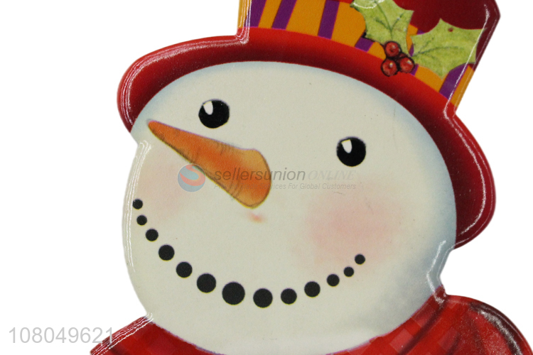 Custom Cartoon Snowman Ceramic Placemat Cheap Pot Pad