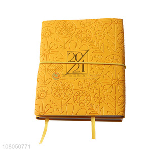 Wholesale portable notebook business soft surface notebook
