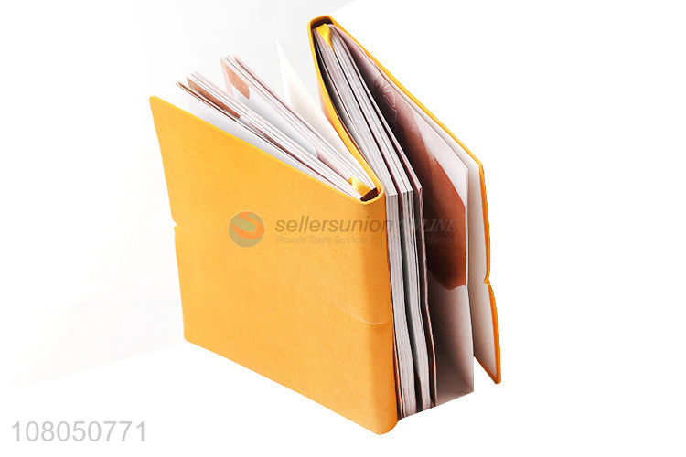 Wholesale portable notebook business soft surface notebook
