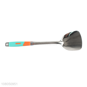 Hot selling stainless steel spatula with plastic handle