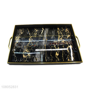 Popular 2 Pieces Serving Trays Restaurant Trays With Handle