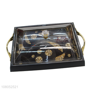 Wholesale Decorative Trays Food Serving Tray With Handle