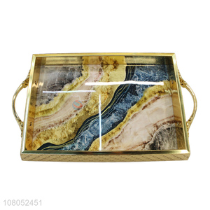 Good Sale High-End Decorative Trays Serving Tray