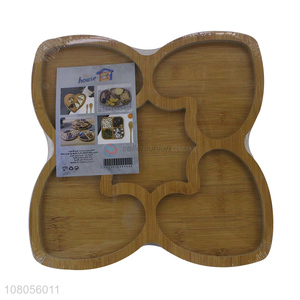 Hot items creative wooden fruit tray for household