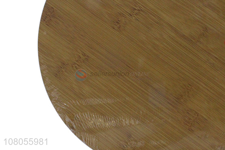 High quality round wooden household dry fruit tray
