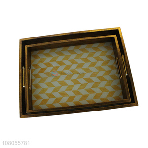 Good price decorative breakfast serving tray for hotel and restaurant