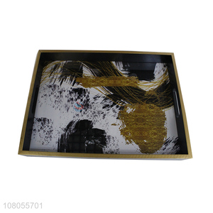 Factory price decorative food serving tray with top quality