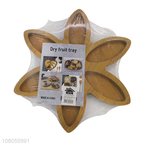 Wholesale from china wooden fruit tray food serving tray