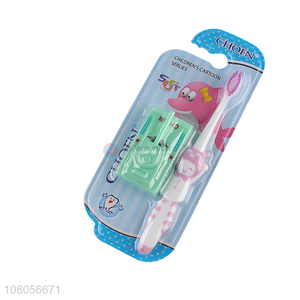 Yiwu market plastic children toothbrush portable travel toothbrush