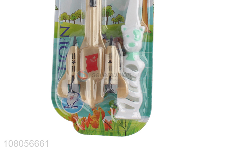 Hot sale plastic portable household toothbrush for kids