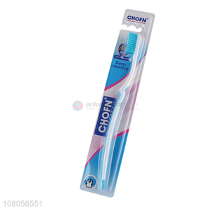 Yiwu supplier blue plastic portable travel toothbrush