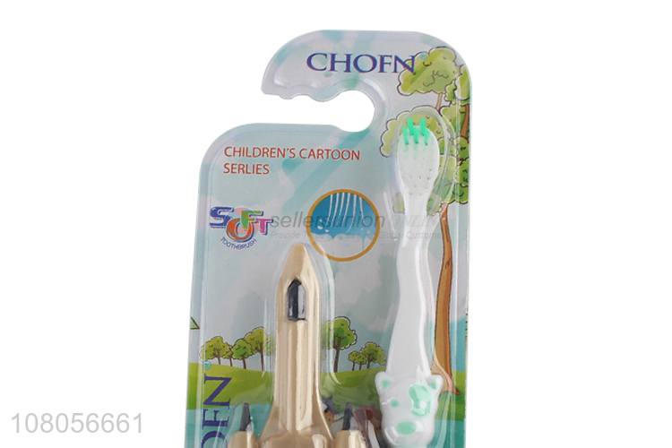 Hot sale plastic portable household toothbrush for kids