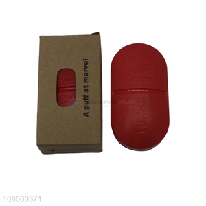 New design red medicine capsule portable medicine box