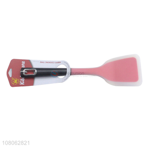 Factory direct sale cooking tools spatula with plastic handle