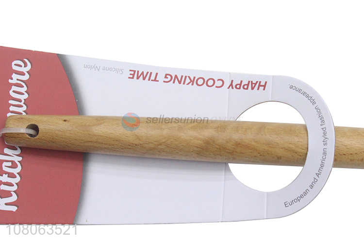 Most popular wooden handle utensils cooking spatula