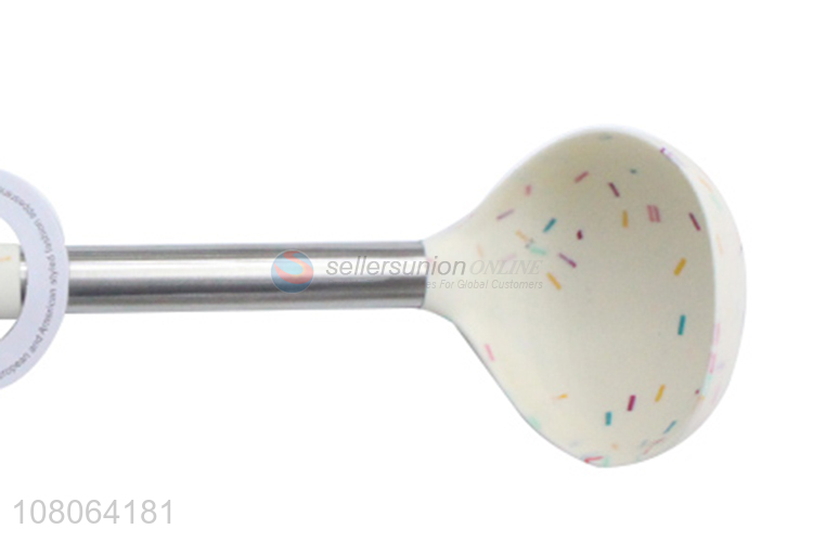 Factory direct sale silicone kitchenware soup ladle